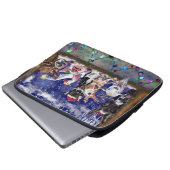 Kerstlied - Dierenfeest Laptop Sleeve (Voorkant onderkant)