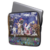 Kerstlied - Dierenfeest Laptop Sleeve (Voorkant Links)