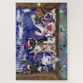 Kerstlied - Dierenfeest Legpuzzel (Verticaal)