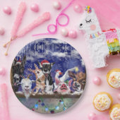 Kerstlied - Dierenfeest Papieren Bordje (Feest)