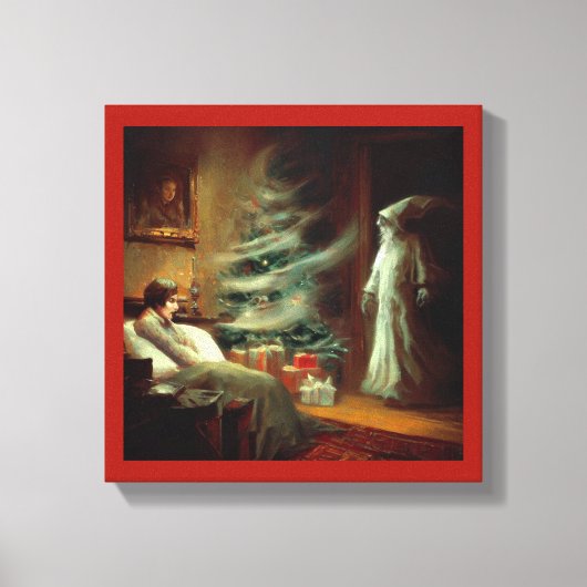 Kerstlied Geest van het heden Canvas Afdruk (Voorkant)