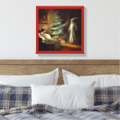 Kerstlied Geest van het heden Canvas Afdruk (Insitu (Slaapkamer))