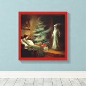 Kerstlied Geest van het heden Canvas Afdruk (Insitu (Houten vloer))