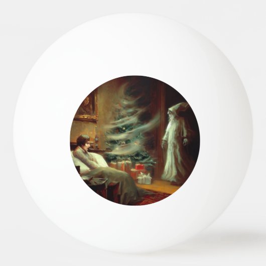 Kerstlied Geest van het heden Pingpongbal (Voorkant)