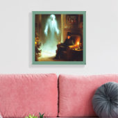 Kerstlied Geest van het Kerstverleden Canvas Afdruk (Insitu (Woonkamer))
