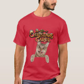 kerstlied grappig t-shirt (Voorkant)