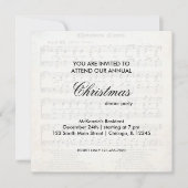 kerstlied kaart (Voorkant)