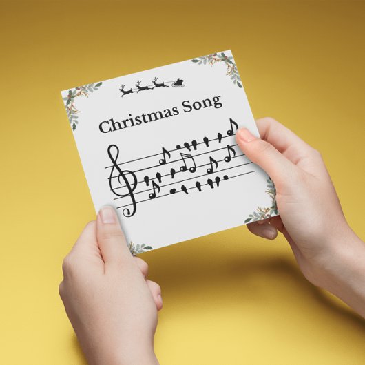 Kerstlied Sinterklaas Keramische Versiering Feestdagenkaart