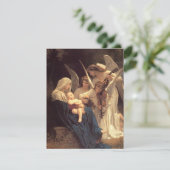 Kerstlied van de engelen Baby Jezus Kerstmis Feestdagenkaart (Staand voorkant)