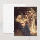 Kerstlied van de engelen Baby Jezus Kerstmis Feestdagenkaart (Voorkant / Achterkant)