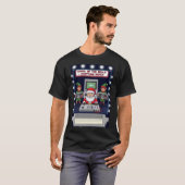 Kerstlied van de Klocken Chiptune Kerstmis T-shirt (Voorkant volledig)