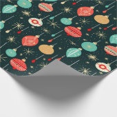 Kerstlied Vintage Cadeauverpakking Cadeaupapier (Hoek)