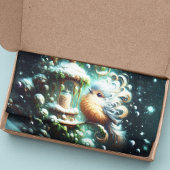 Kerstlied Vogel bij Holly Feeder Tissuepapier