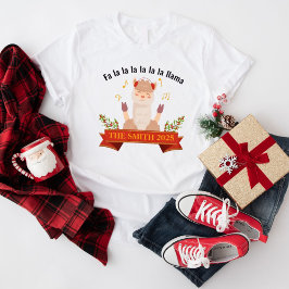 Kerstlied zingende Llama Familie Gelijke Women's Tri-Blend Shirt