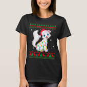 Kerstlieden met lucifers van smakelijke kerij Kat  T-shirt (Voorkant)