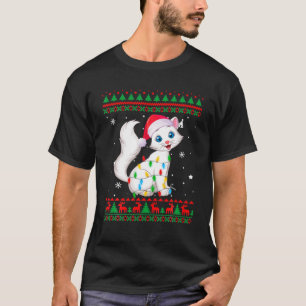 Kerstlieden met lucifers van smakelijke kerij Kat  T-shirt