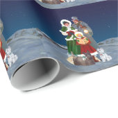 Kerstliederen Cadeaupapier (Rol Hoek)