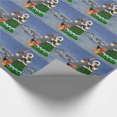 Kerstliederen Cadeaupapier (Hoek)