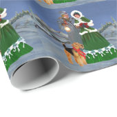 Kerstliederen Cadeaupapier (Rol Hoek)