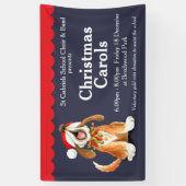 Kerstliederen evenement koor banner (Verticaal)