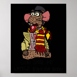 Kerstliederen God red mijn kleine gebroken lichaam Poster