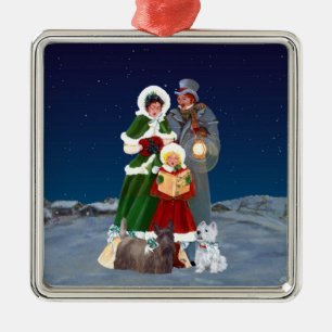 Kerstliederen Metalen Ornament