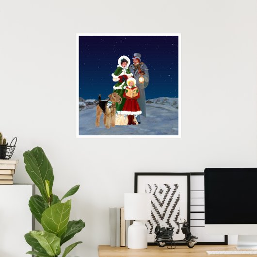 Kerstliederen Poster (Thuiskantoor)