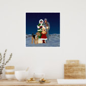 Kerstliederen Poster (Keuken)