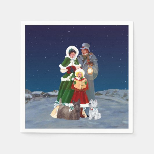 Kerstliederen Servetten (Voorkant)