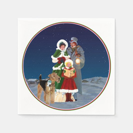 Kerstliederen Servetten (Voorkant)