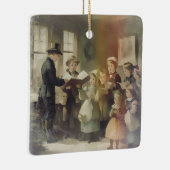 Kerstliederen van lang geleden keramisch ornament (Rechts)