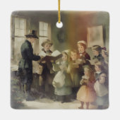 Kerstliederen van lang geleden keramisch ornament (Achterkant)