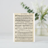 Kerstliederen: Vreugde aan de Wereld Feestdagenkaart (Staand voorkant)