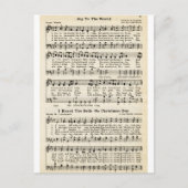 Kerstliederen: Vreugde aan de Wereld Feestdagenkaart (Voorkant)