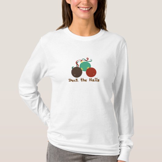 Kerstliederen zingen t-shirt (Voorkant)