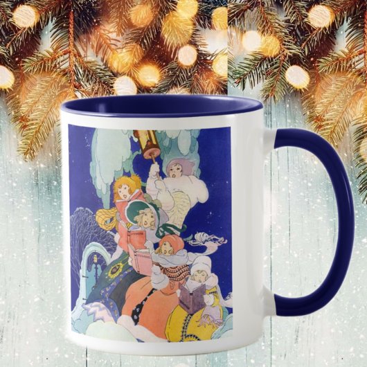 Kerstliederen Zingende Kinderen Onder de Sterren Mok