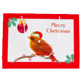 Kerstliedje Kleine Vogel Groot Cadeauzakje (Achterkant)