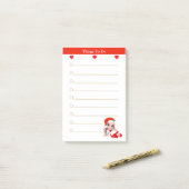 Kerstliedje Meisje Dingen Om Te Doen Post-it Notit Post-it® Notes (Op bureau)