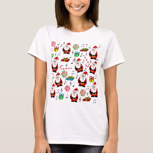 Kerstliedje T-shirt (Voorkant)