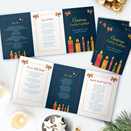 Kerstliedjes door kaarslicht liedjes drieluik programma