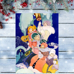 Kerstliedjes Feestdagen Kaart