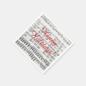 kerstliedjes servetten (Hoek)