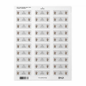 kerstliedjes spelen op zijn gitaar etiket (Full Sheet)