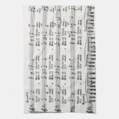 kerstliedjes theedoek (Verticaal)