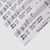 kerstliedjes tissuepapier (Detail)