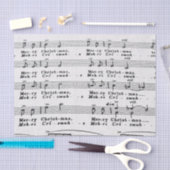 kerstliedjes tissuepapier (Craft)