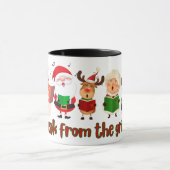 Kerstliedjes zingen Koffiemok Mok (Midden)