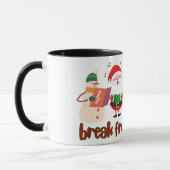 Kerstliedjes zingen Koffiemok Mok (Links)