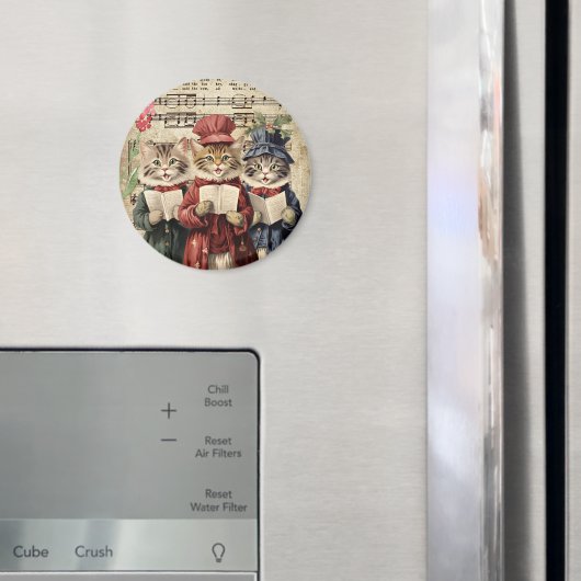 Kerstliedjes zingende katten magneet (Insitu (Koelkast))