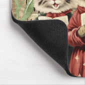 Kerstliedjes zingende katten muismat (Hoek)